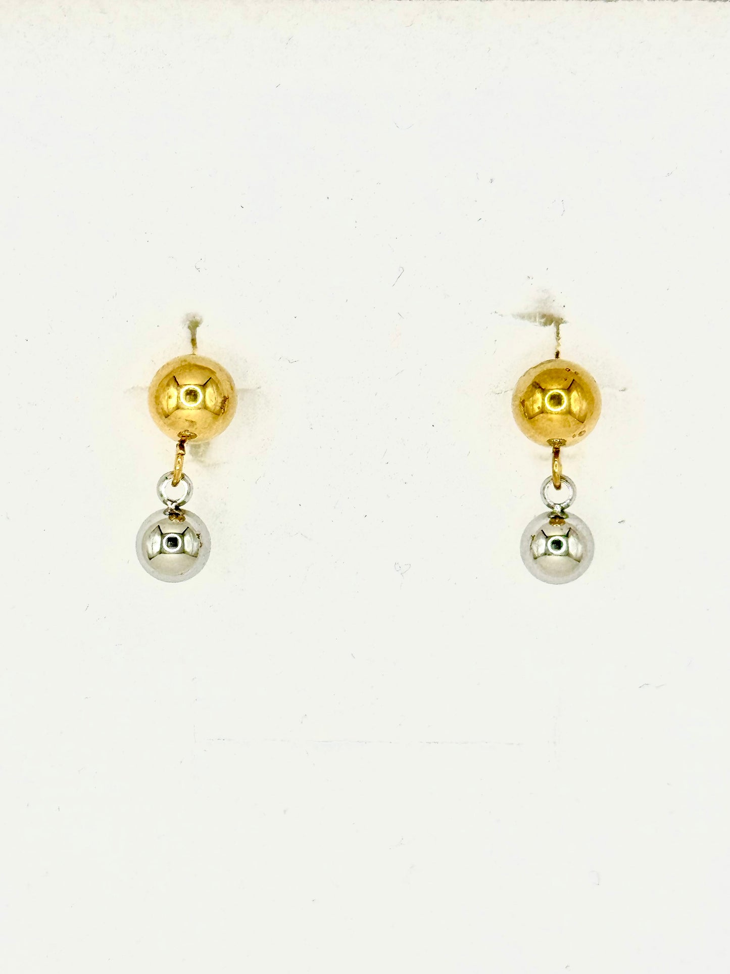 Gold-Silver Stainless Steel Ball Piercing