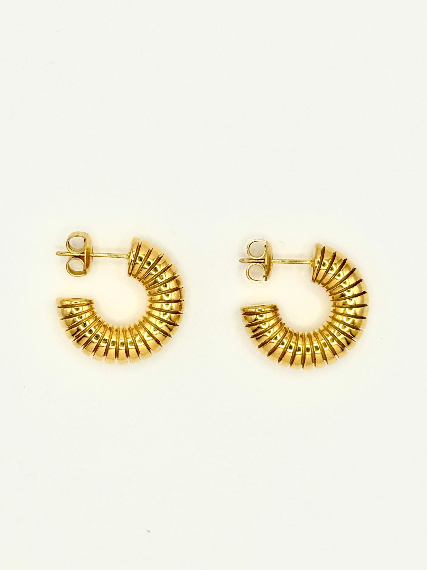 Arracada Lineas Mini Acero