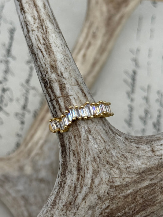 Irregular Baguette Ring