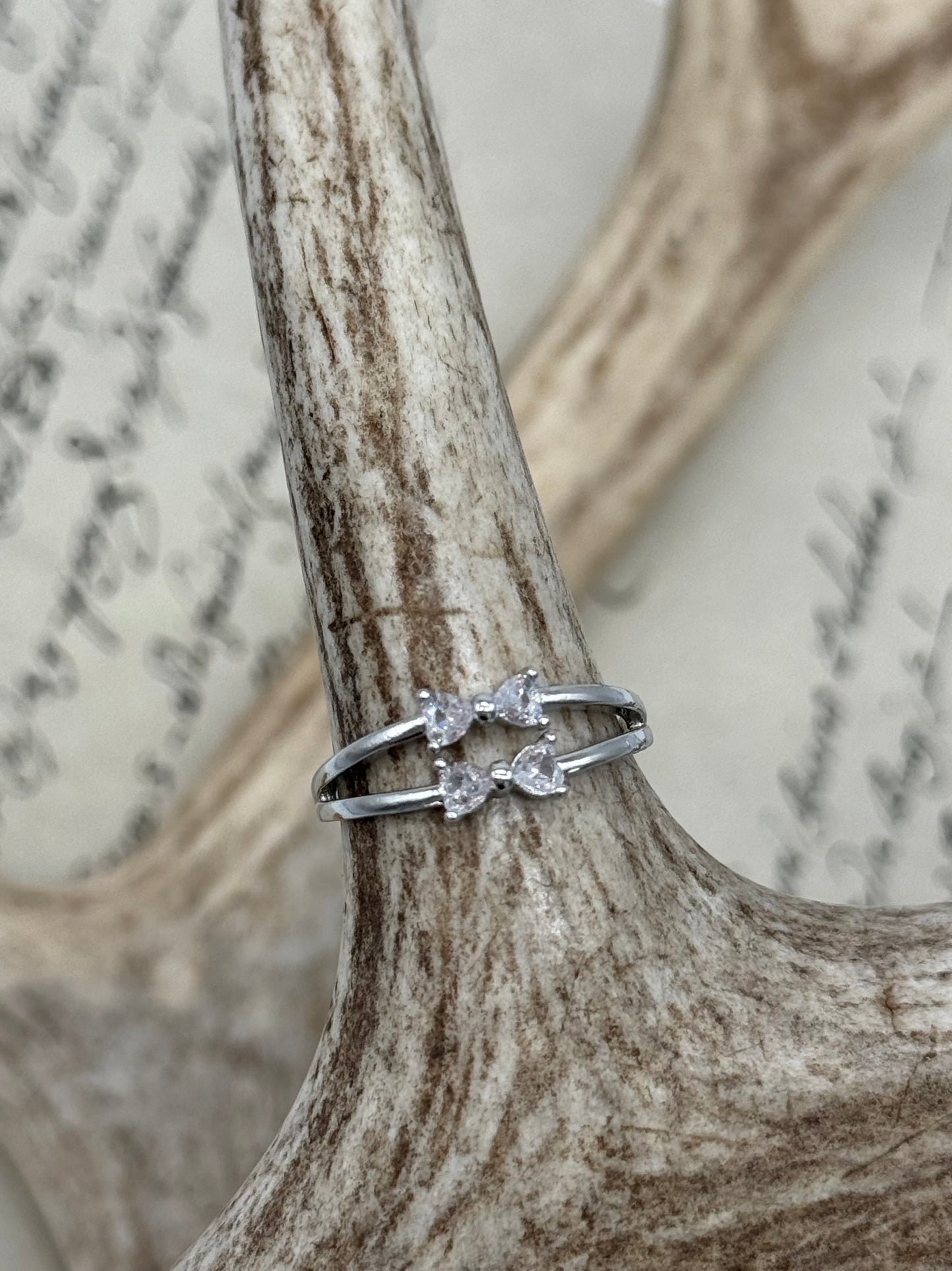 Silver Bow Ring