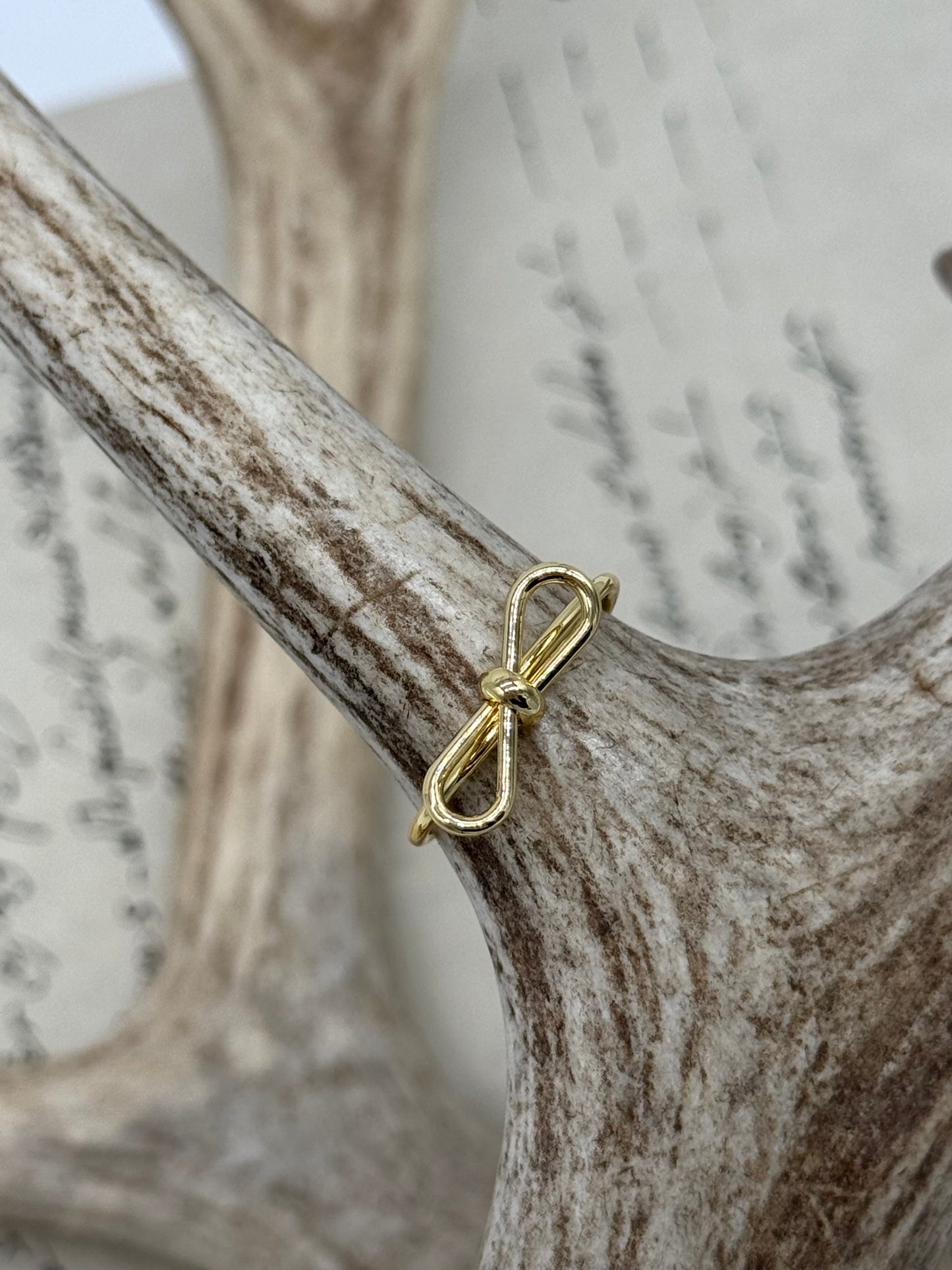 Golden Bow Ring