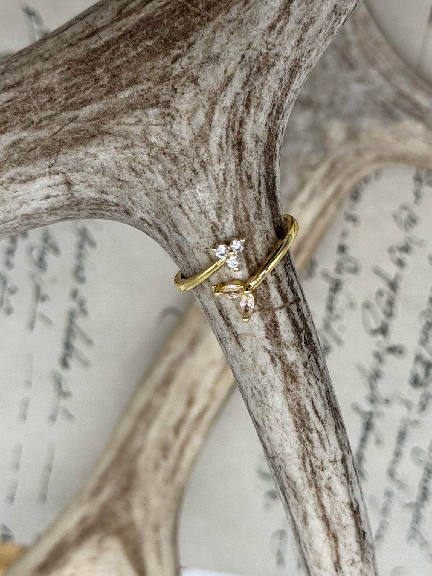 Adjustable Gold Plated Mermaid Ring