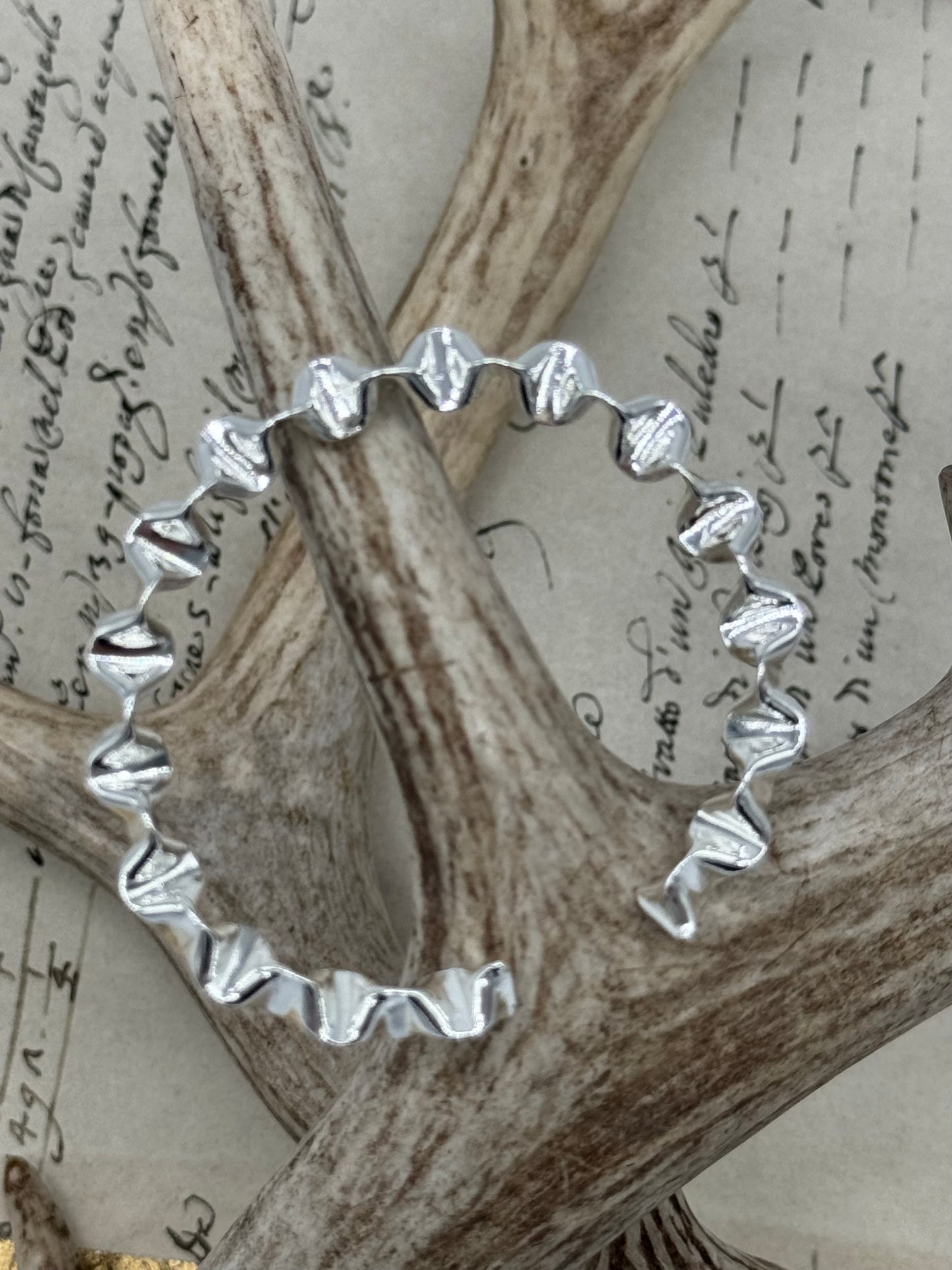 Silver Wave Bracelet