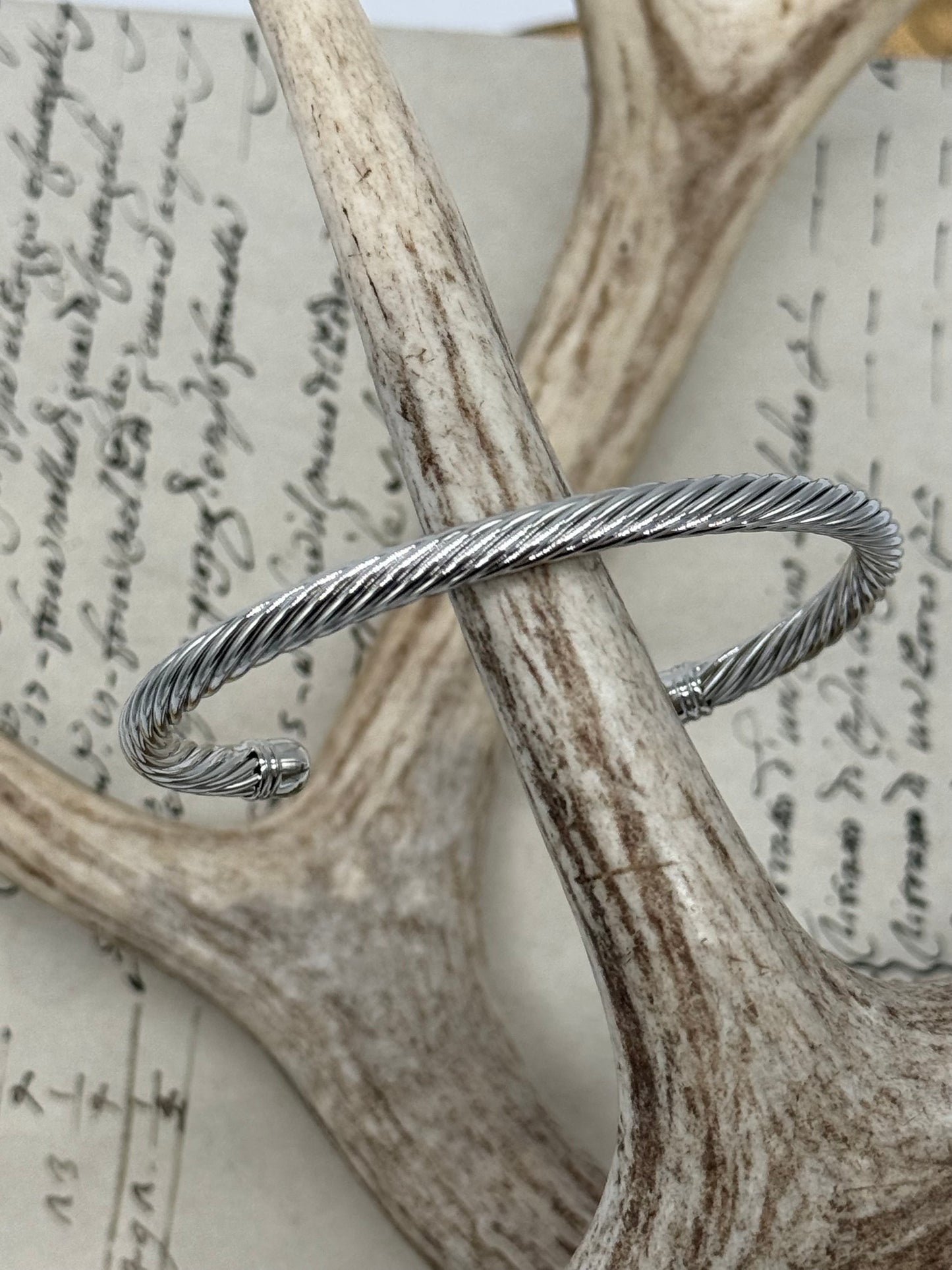 Retro Twist Bracelet SILVER