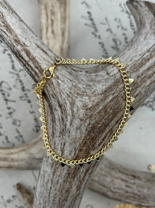 Triangle Pendant Bracelet