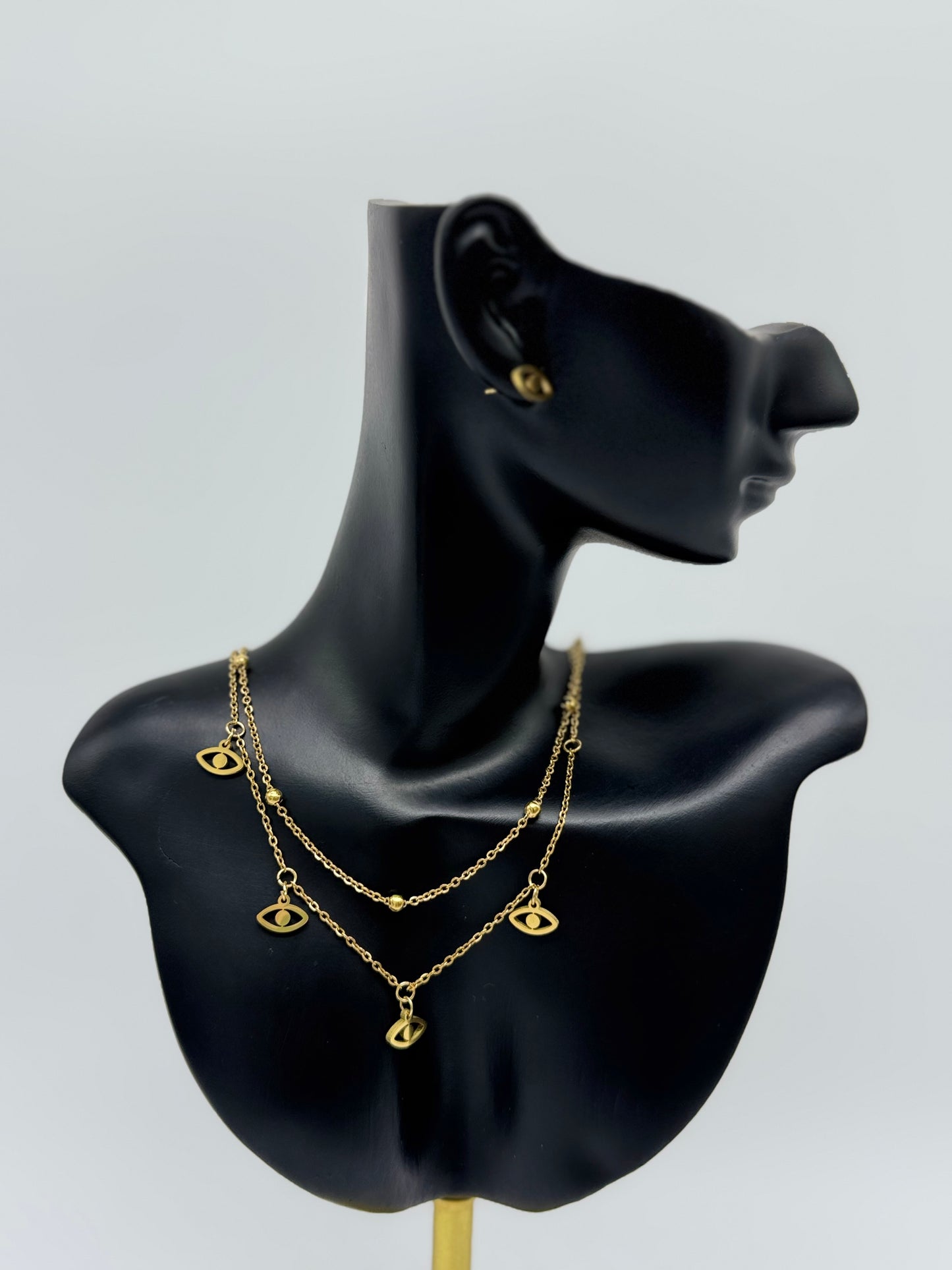 Juego De Acero Inoxidable Ojitos