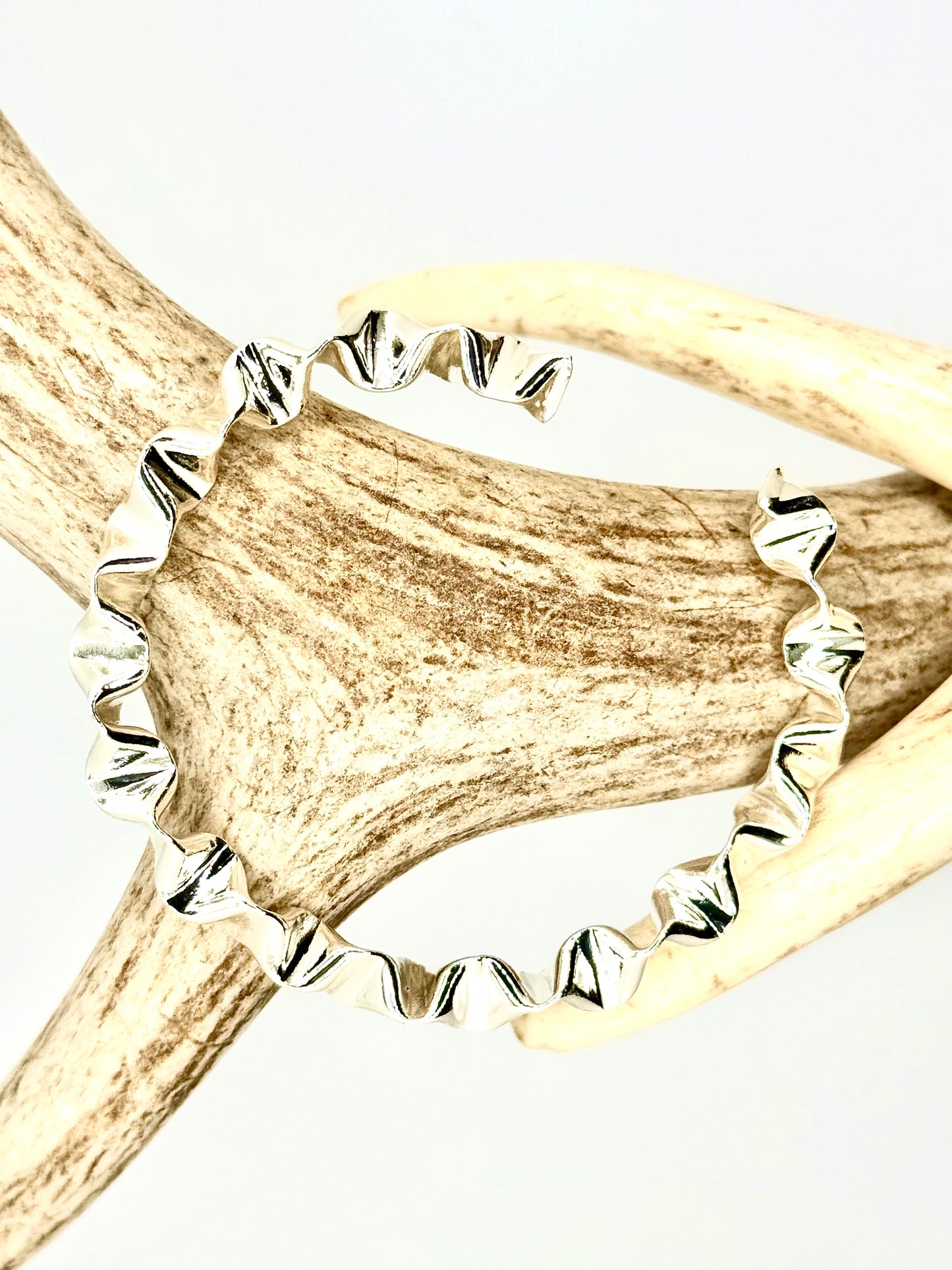 Silver Wave Bracelet