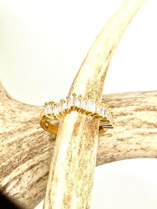 Irregular Baguette Ring