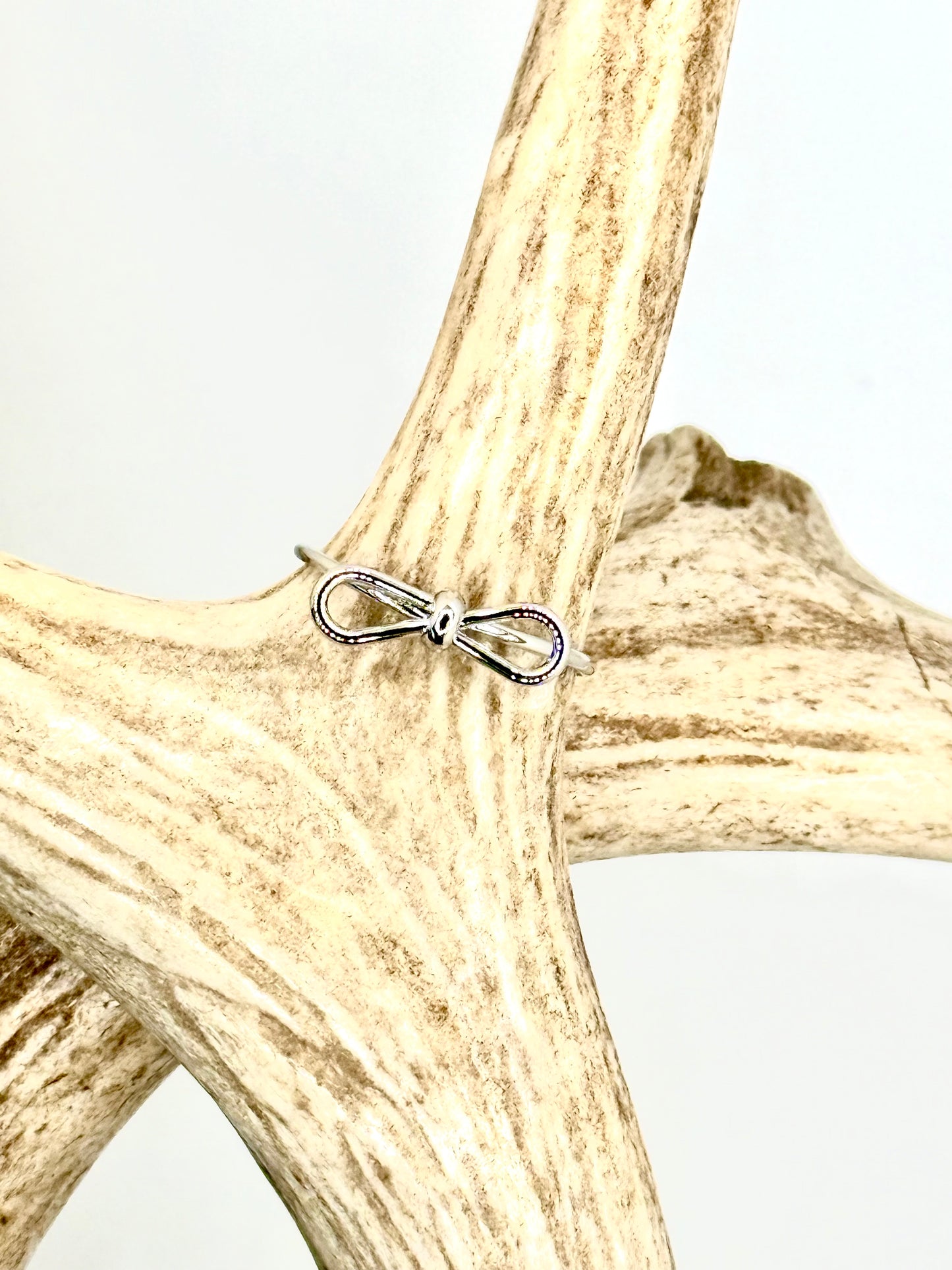 Silver Bow Ring