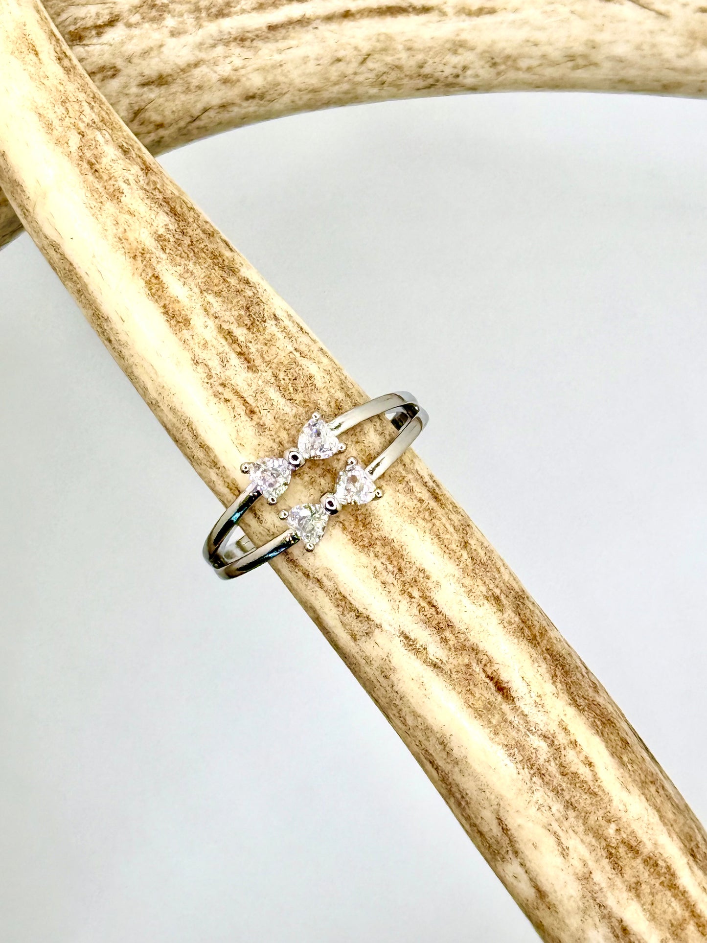 Silver Bow Ring