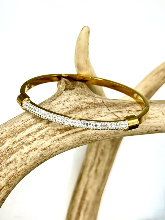 Shiny Gold Stainless Steel Bracelet