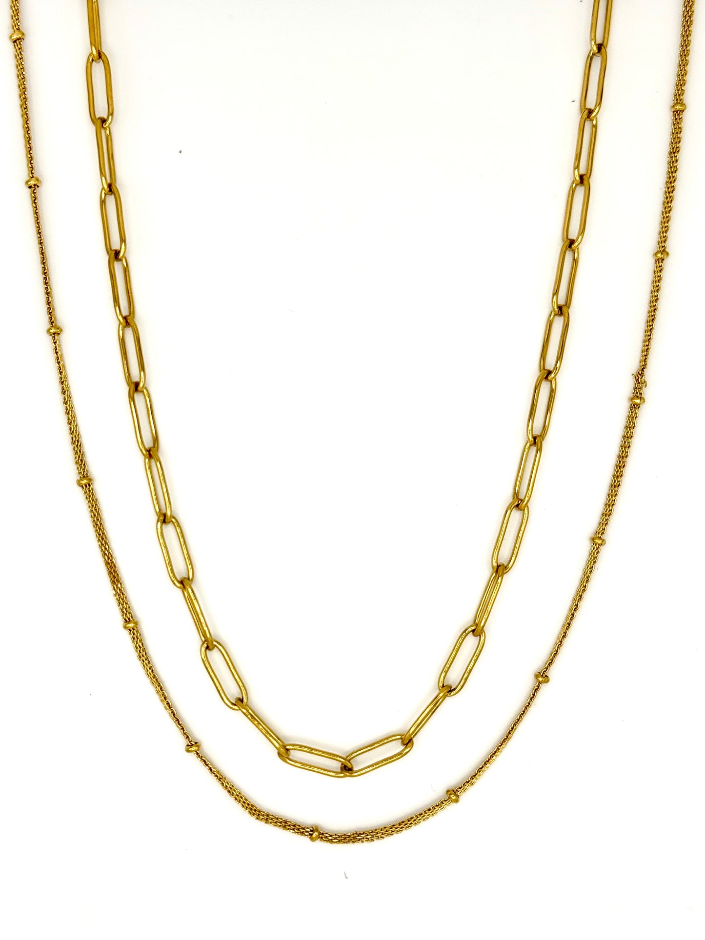 Double Gold Steel Chain