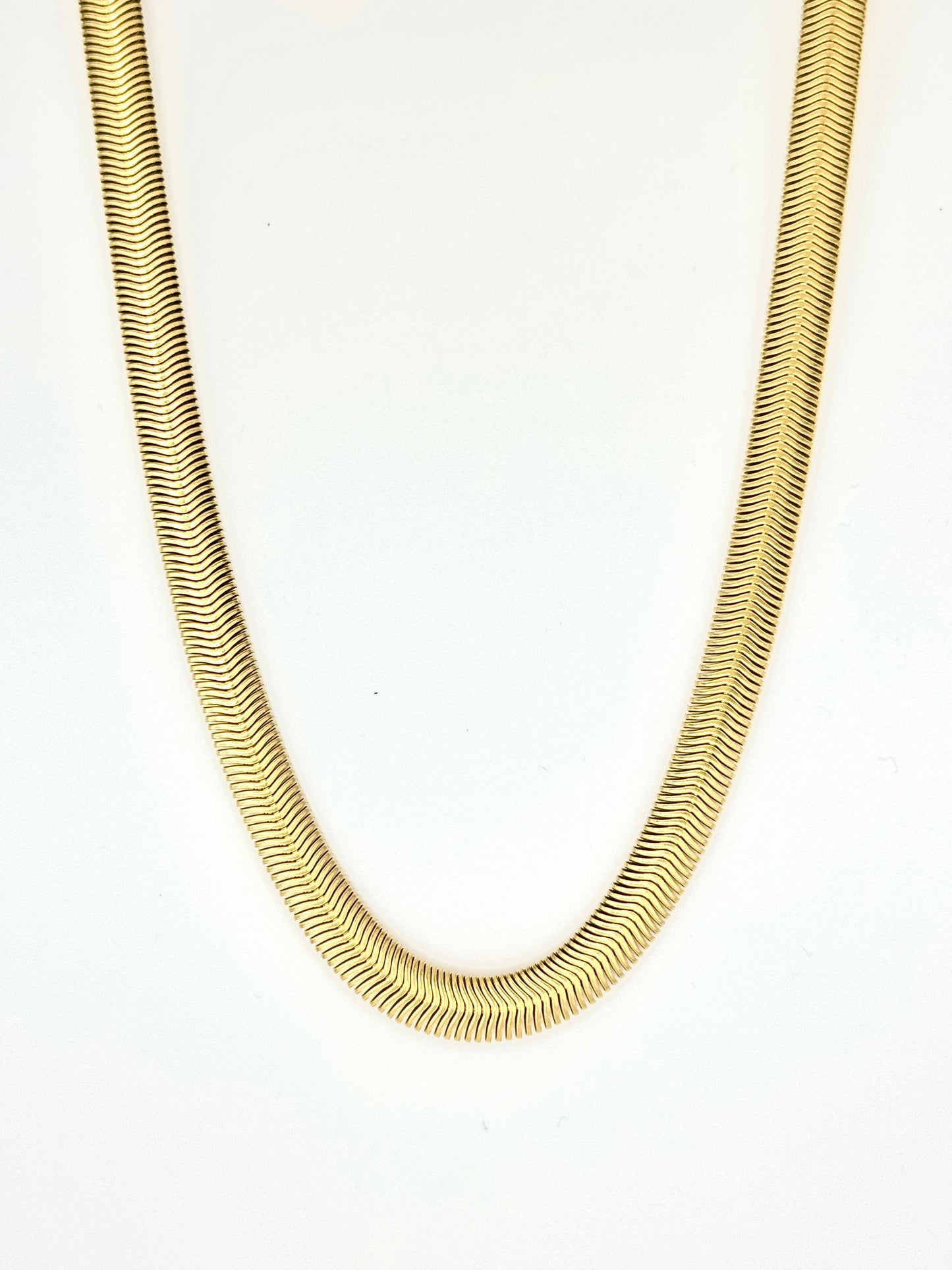 Thick Gold Necklace Stainless Steel