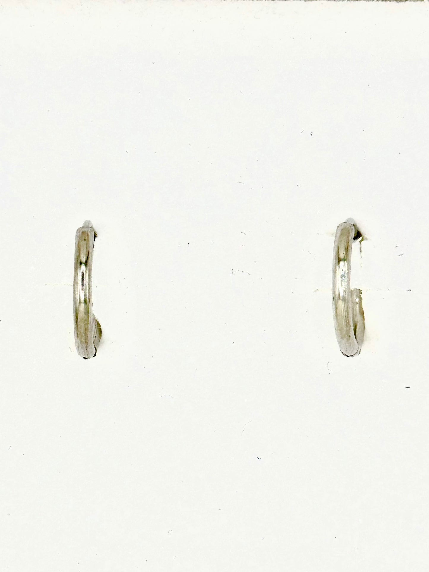 Small Silver Stainless Steel Hoop Earrings