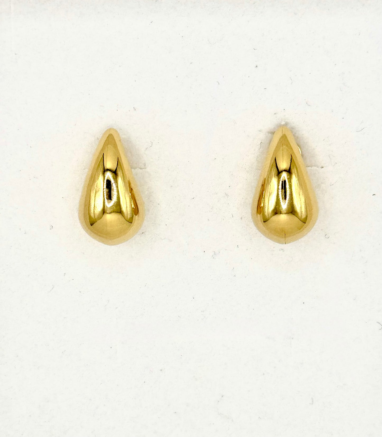 Mini Droplet Earring Gold Steel