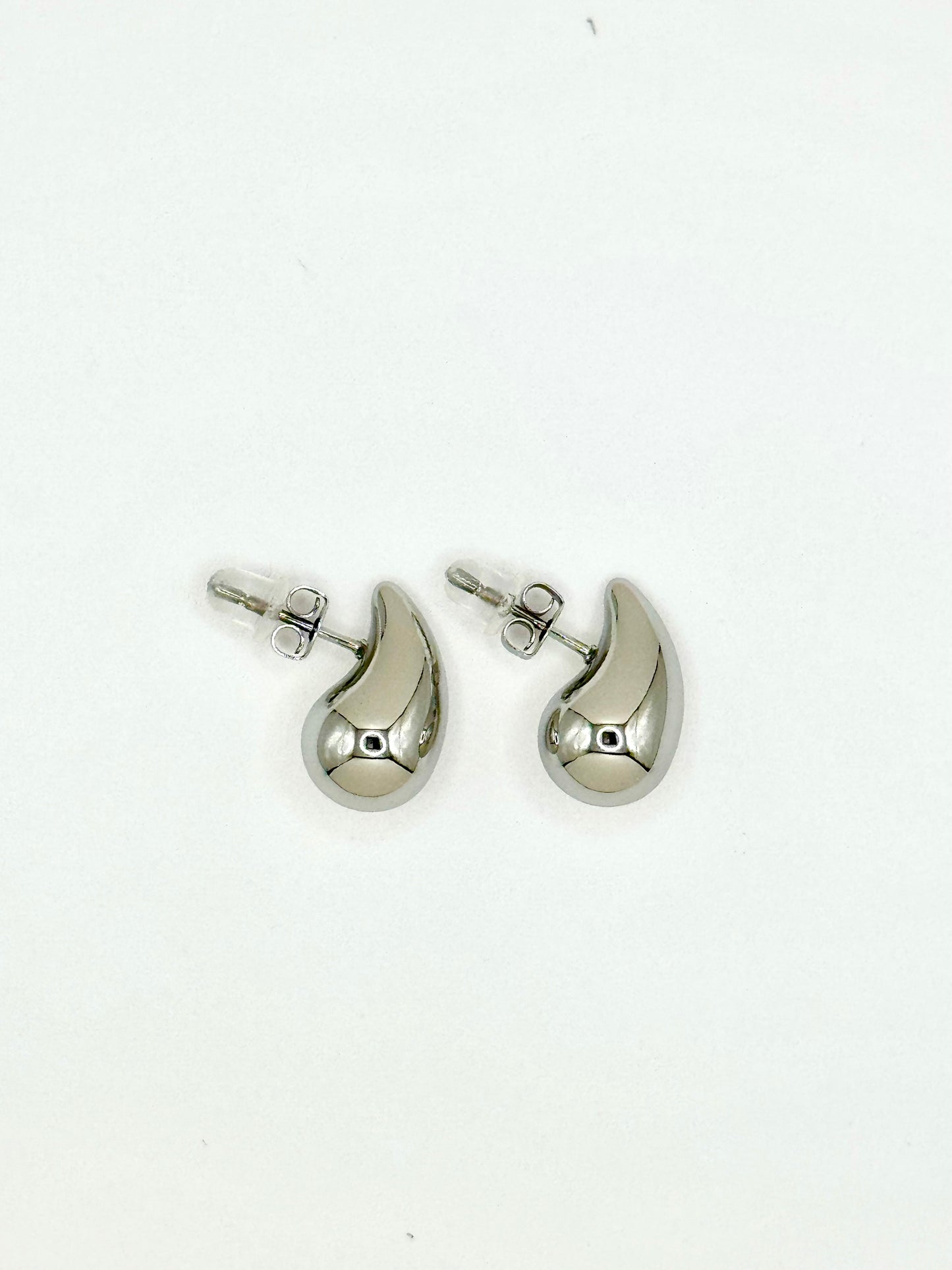 Mini Droplet Earring Silver Steel