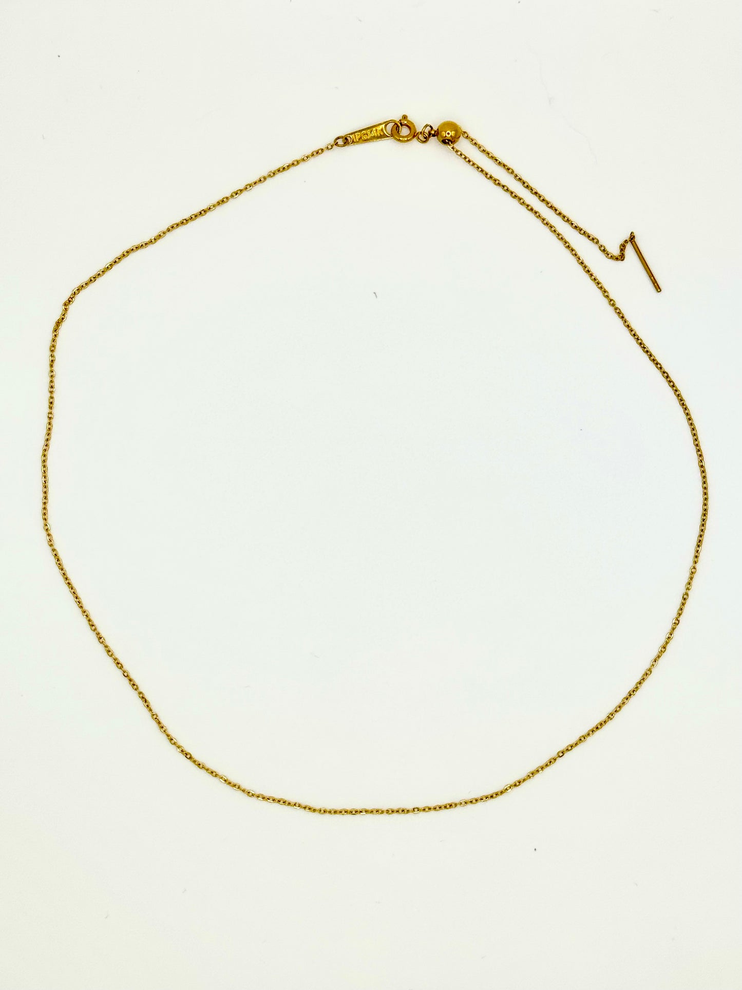 Gold Expandable Stainless Steel Necklace